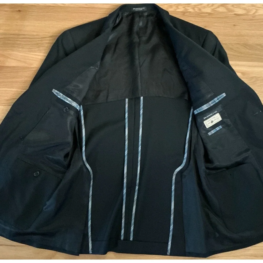 John Varvatos Mens 36 Black Wool Cashmere Blazer Sport Coat Made Canada‎